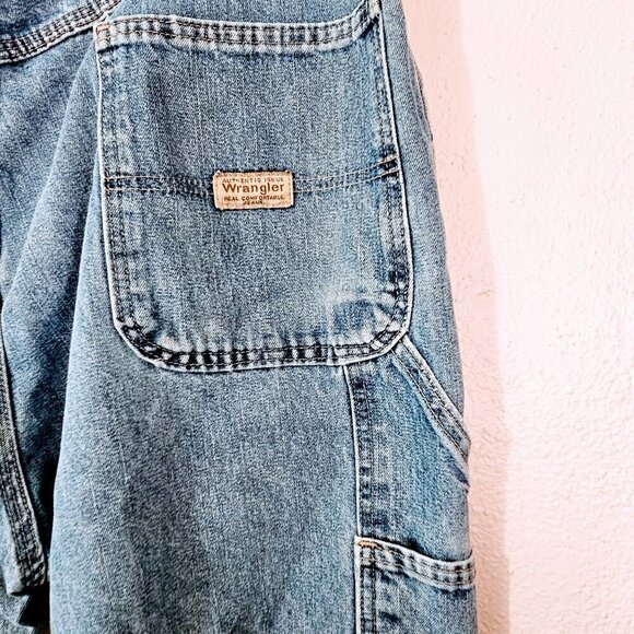 Wrangler Men's Carpenter Relaxed High Rise Workwear Blue Jeans Size 40X32 - Picture 4 of 7